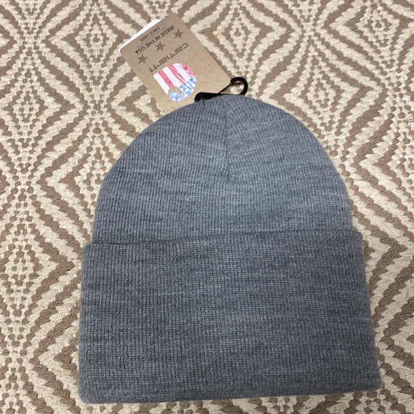 Carhartt beanie hat light gray - Picture 4 of 7